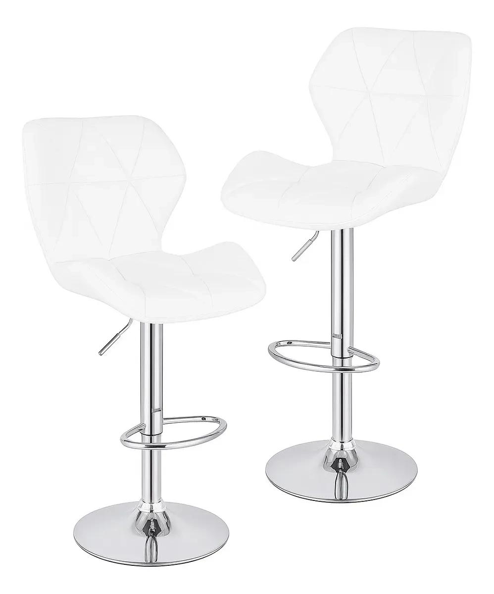 Taburete JD C8561 combo x 2 unidades Blanco