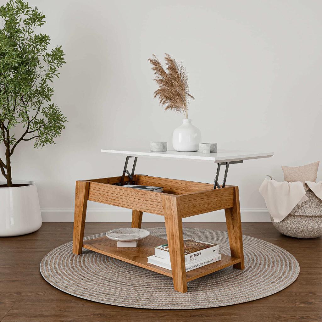 80 Ratona Suecia Elevable Paraiso con Tapa Blanca