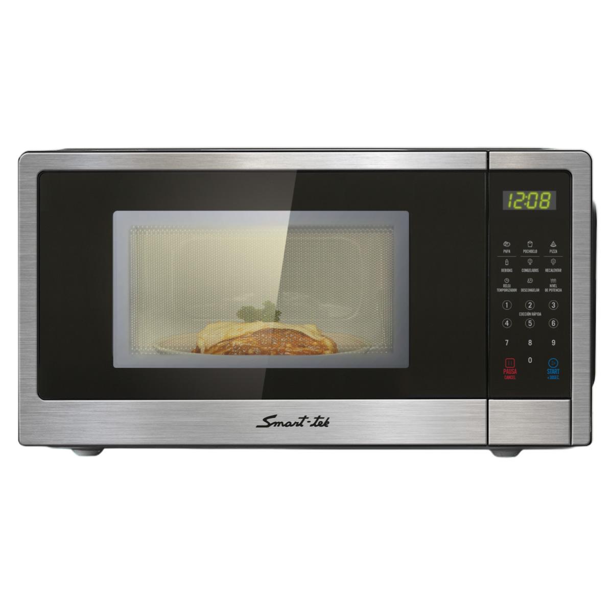 Microondas Smart-Tek MW23LS 23Lts Acero Inox. 900W con Panel Digital