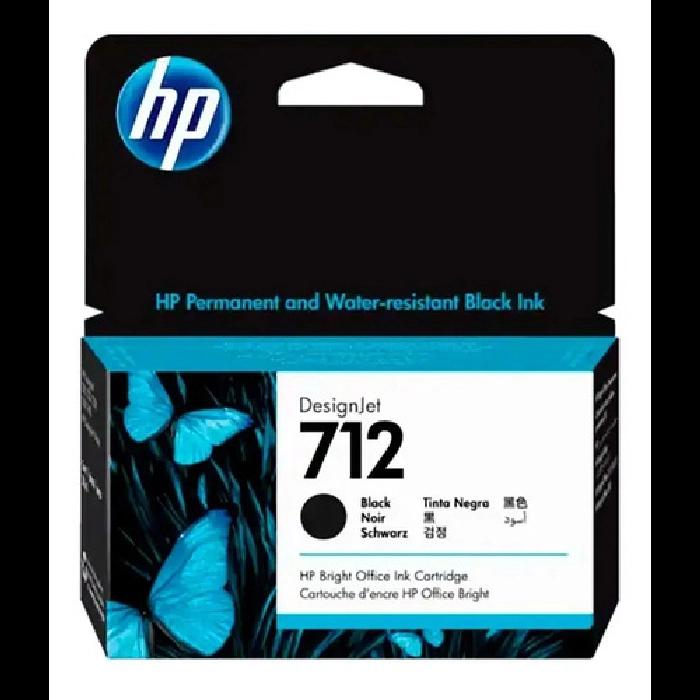 Cartucho De Tinta Hp 712 3ed70a Negro Original T210 T650