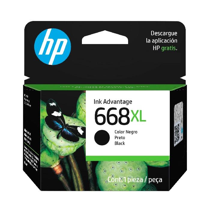 Cartucho De Tinta HP 668XL Negro 7FP39VL Advantage Original