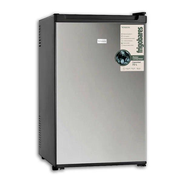Frigobar Vondom RFG170A Con Motor Compresor 72 Litros Acero