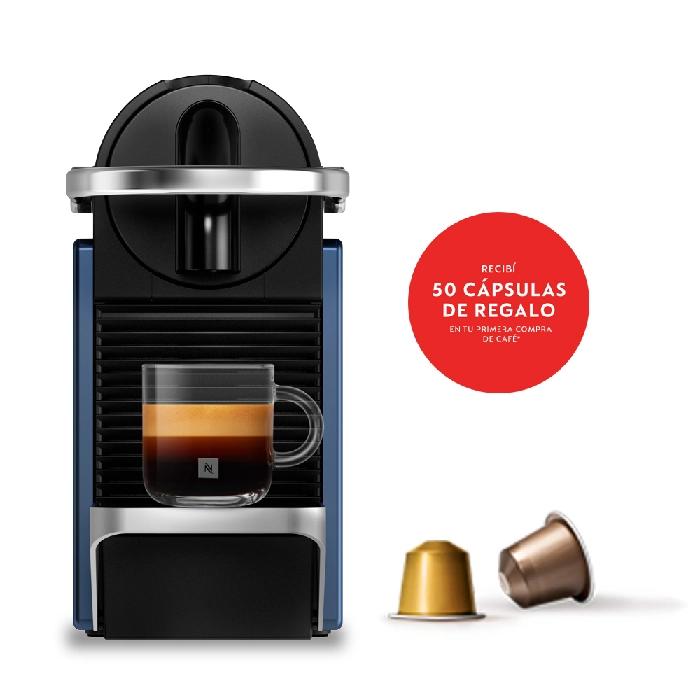 Cafetera Nespresso Pixie Dark Blue Espresso Lungo - Azul/Negro