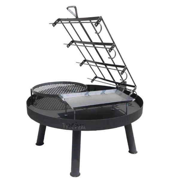 FOGONERO TROYA CON PATAS ENCASTRABLES MOD. ARES CIRCULAR