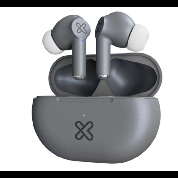 AURICULAR KLIPXTREME TWS BUDS-FI BT IN-EAR 17HS- IPX4 - GREY (KTE-015GR)