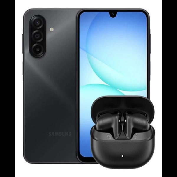 Combo Celular Samsung A17 F 128/4GB Black + Auriculares Havit TW888 Lite