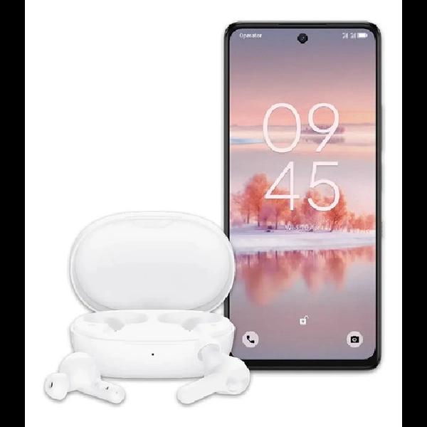 Combo Celular TCL 60 Nxtpaper 512/8gb White + Auriculares Moveaudio Go White