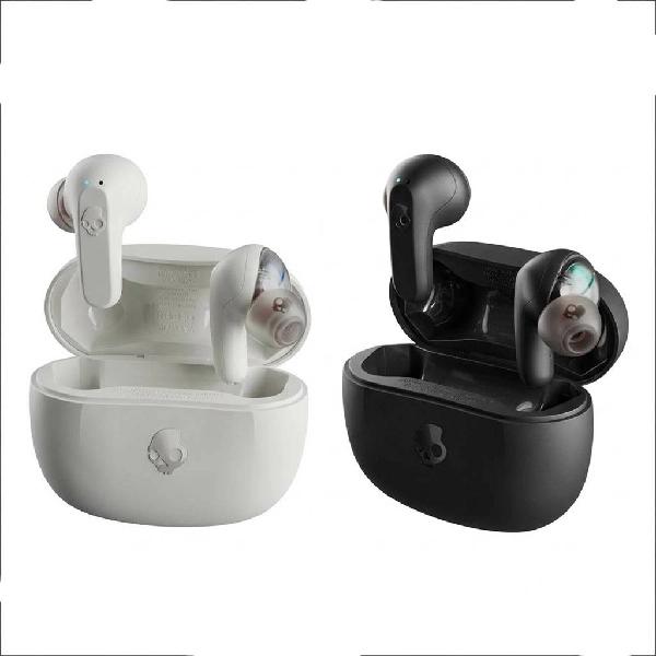 Combo x2 Auriculares inalámbricos Skullcandy Rail True blanco y negro