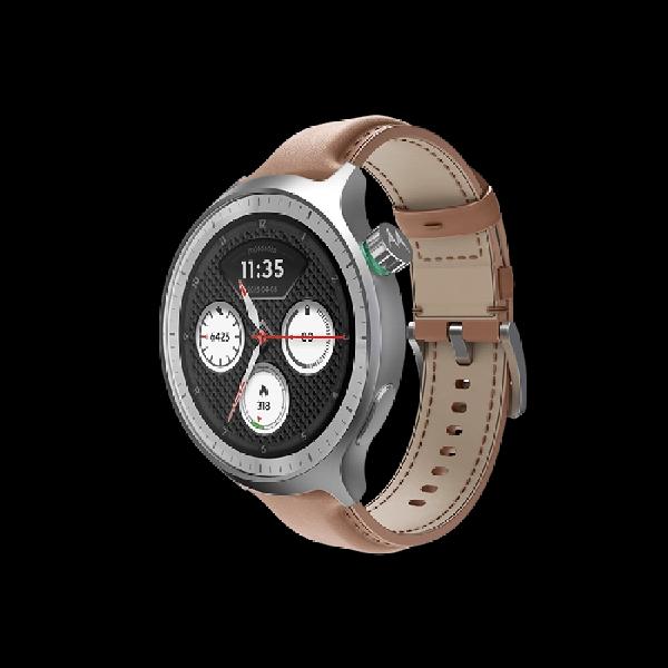 Reloj Smartwatch Moto Watch Silver - Mocha Mousse (Cuero)