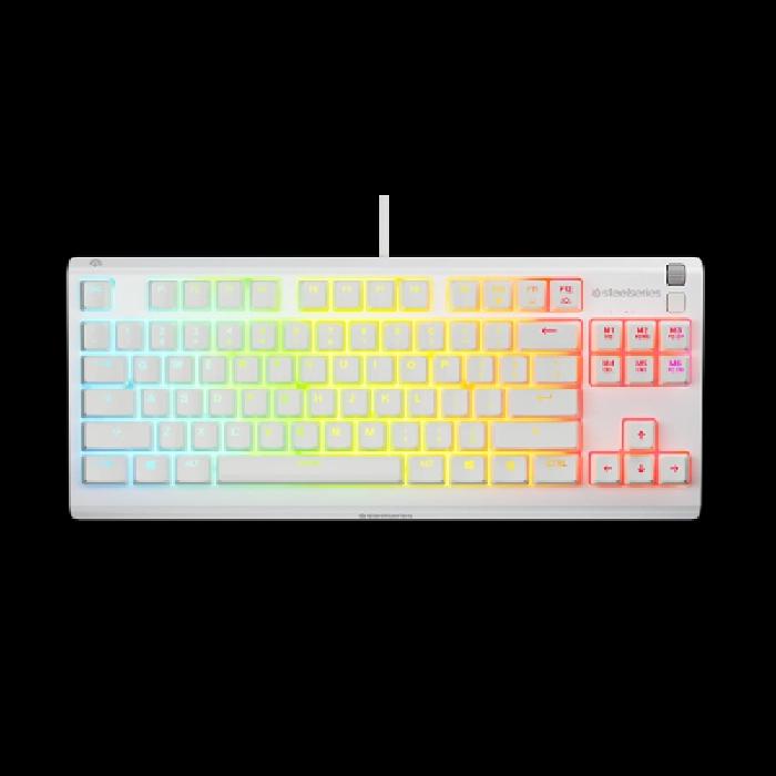 Teclado SteelSeries Apex 3 TKL US - White
