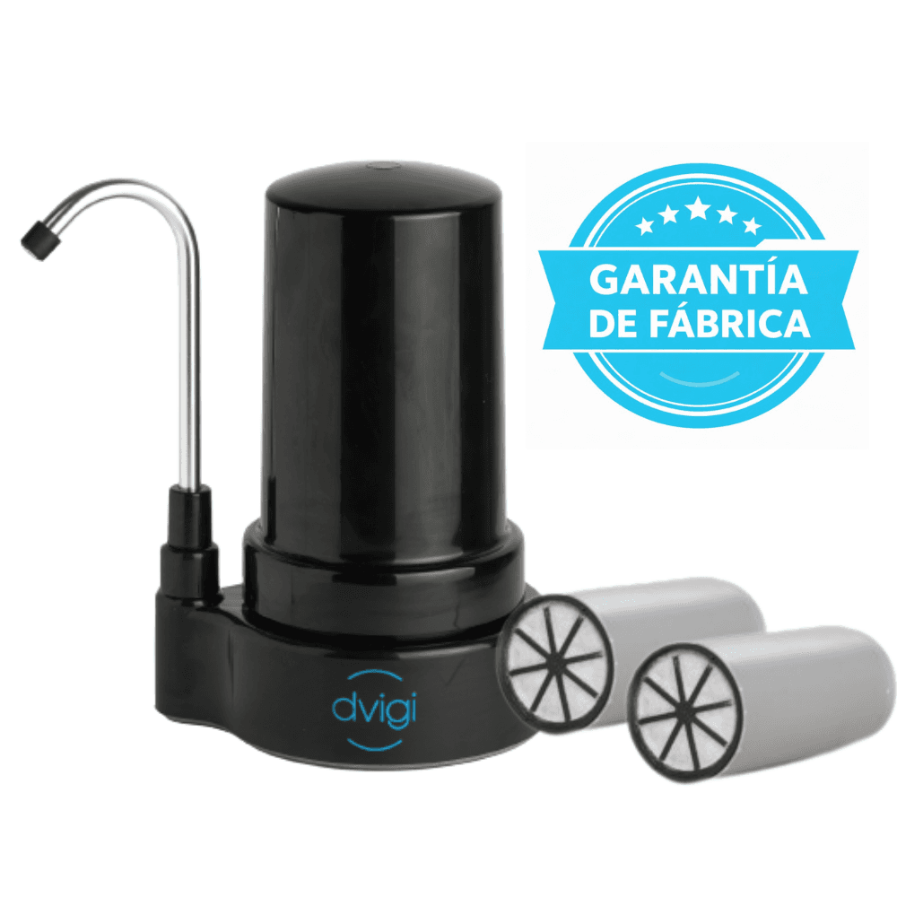 Filtro Purificador de Agua DVIGI COMPACT + 2 Filtros Adicionales