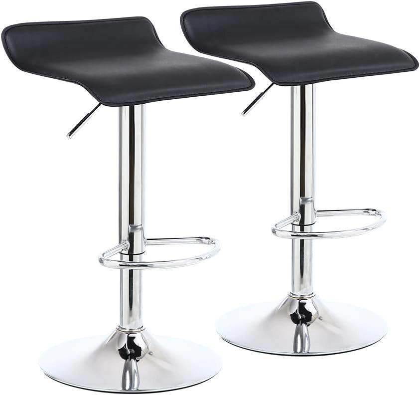 Banquetas JD C632 Combo x 2 unidades Taburete Color Negro